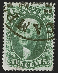 Sale 1247, Lot 73, 1857-60 Issue (Scott 18-39)