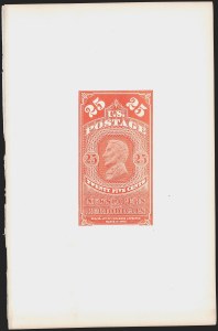 Sale 1249, Lot 3, 1865 National Bank Note Co. Proofs, 5c-25c 1865 Newspaper Issue, Hybrid Large Die Proofs on India (PR2P1-PR4P1) Sale 1249, Lot 3, 1865 National Bank Note Co. Proofs
