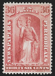 Sale 1249, Lot 41, 1875 Continental Bank Note Co. Issue (Scott PR10-PR32)