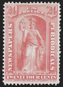 Sale 1249, Lot 64, 1875 Continental Bank Note Co. Special Printing (Scott PR33-PR50)