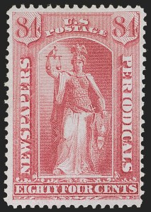 Sale 1249, Lot 69, 1875 Continental Bank Note Co. Special Printing (Scott PR33-PR50)