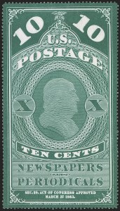 Sale 1249, Lot 8, 1865 National Bank Note Co. Issue (Scott PR1-PR8)