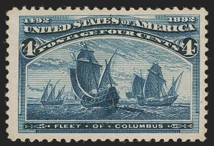 Sale Number 1251, Lot Number 1145, 1893 Columbian Issue (Scott 230-245) Sale Number 1251, Lot Number 1145, 1893 Columbian Issue (Scott 230-245)