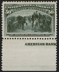 Sale Number 1251, Lot Number 1149, 1893 Columbian Issue (Scott 230-245) Sale Number 1251, Lot Number 1149, 1893 Columbian Issue (Scott 230-245)
