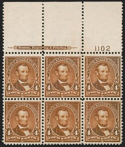Sale 1251, Lot 1211, 1897-1903 Change of Colors (Scott 279-284)
