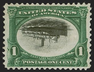 Sale Number 1251, Lot Number 1241, 1901 Pan-American Issue Inverts (Scott 294a, 295a) Sale Number 1251, Lot Number 1241, 1901 Pan-American Issue Inverts (Scott 294a, 295a)