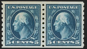 Sale 1251, Lot 1351, 1910-13 Washington-Franklin Issue (Scott 374-396)