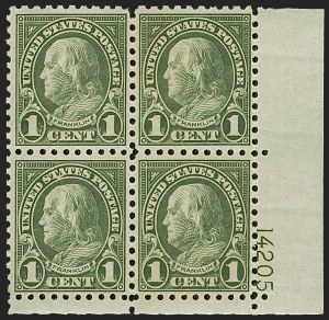 Sale 1251, Lot 1519, 1923-29 Issues (Scott 575-606a)