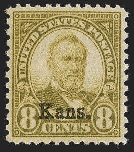 Sale 1251, Lot 1552, Kans.-Nebr. Overprints (Scott 658-679)