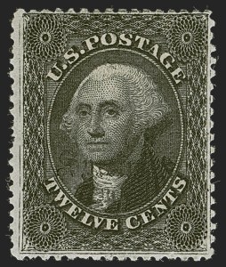 Sale 1254, Lot 506, The Mulholland Collection of Specimens - 1847 thru 1867 Issues