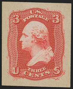 Sale 1254, Lot 602, The Jan Hofmeyr Collection of 3c 1861-68 - Proofs, Off-Cover