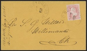 Sale 1254, Lot 631, The Jan Hofmeyr Collection of 3c 1861-68 - On-Cover