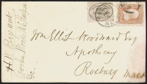 Sale 1254, Lot 637, The Jan Hofmeyr Collection of 3c 1861-68 - On-Cover