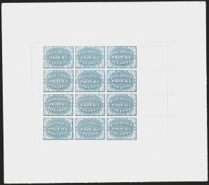 Sale 1254, Lot 651, Essays and Proofs