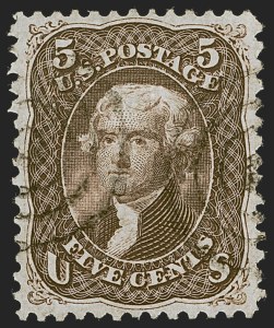 Sale Number 1254, Lot Number 763, 1861-68 Issues and 1861 Re-Issue Sale Number 1254, Lot Number 763, 1861-68 Issues and 1861 Re-Issue
