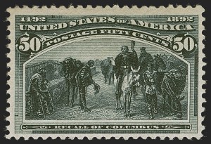 Sale 1254, Lot 834, Columbian Issue, 50c Slate Blue, Columbian (240) Sale 1254, Lot 834, Columbian Issue