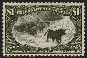 Sale 1254, Lot 901, Trans-Mississippi Issue, $1.00 Black, Trans-Mississippi (292) Sale 1254, Lot 901, Trans-Mississippi Issue