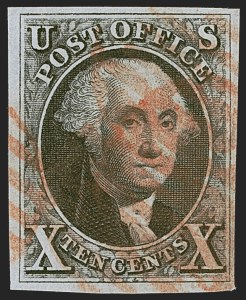 Sale Number 1255, Lot Number 128, 10c 1847 Issue: Double Transfers, Plate Varieties, Multiples (Scott 2) Sale Number 1255, Lot Number 128, 10c 1847 Issue: Double Transfers, Plate Varieties, Multiples (Scott 2)