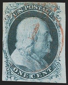 Sale 1255, Lot 149, 1c 1851 Issue (Scott 5-9)