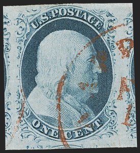 Sale 1255, Lot 163, 1c 1851 Issue (Scott 5-9)