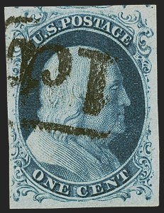 Sale 1255, Lot 167, 1c 1851 Issue (Scott 5-9)