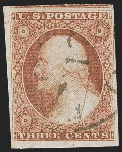 Sale 1255, Lot 200, 3c 1851 Issue: Shades (Scott 11-11A)