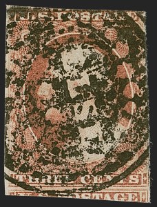 Sale 1255, Lot 208, 3c 1851 Issue: Cancellations and Chicago Perfs (Scott 11-11A)