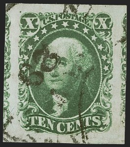 Sale 1255, Lot 233, 10c 1855 Issue (Scott 13-16)