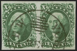 Sale 1255, Lot 236, 10c 1855 Issue (Scott 13-16)