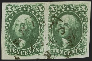 Sale 1255, Lot 246, 10c 1855 Issue (Scott 13-16)