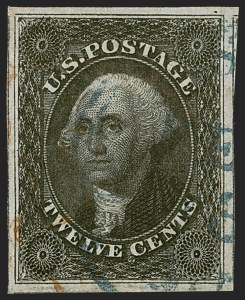 Sale 1255, Lot 251, 12c 1851 Issue (Scott 17)