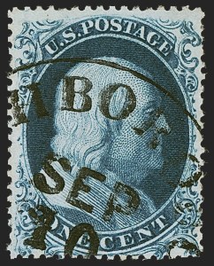 Sale 1255, Lot 259, 1c 1857 Issue (Scott 18-24)