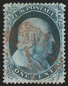 Sale 1255, Lot 270, 1c 1857 Issue (Scott 18-24)