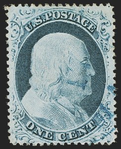 Sale 1255, Lot 278, 1c 1857 Issue (Scott 18-24)