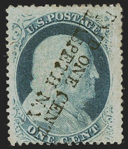 Sale 1255, Lot 282, 1c 1857 Issue (Scott 18-24)