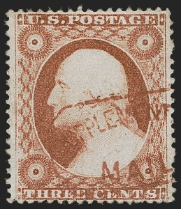 Sale 1255, Lot 304, 3c 1857 Issue (Scott 25-26A)
