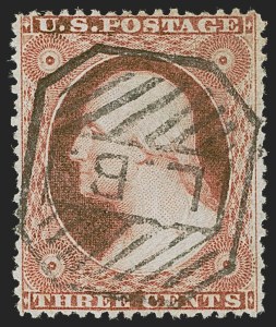 Sale 1255, Lot 308, 3c 1857 Issue (Scott 25-26A)