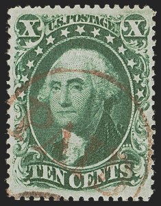 Sale 1255, Lot 338, 10c 1857 Issue (Scott 31-35)
