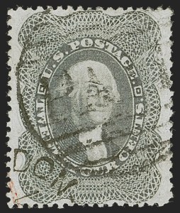 Sale 1255, Lot 356, 24c-90c 1860 Issue (Scott 37-39)