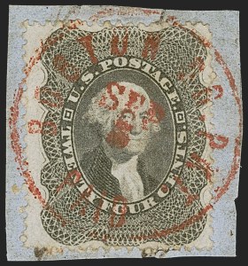 Sale 1255, Lot 359, 24c-90c 1860 Issue (Scott 37-39)