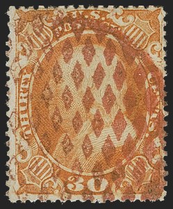 Sale 1255, Lot 363, 24c-90c 1860 Issue (Scott 37-39)