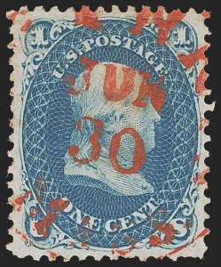 Sale 1255, Lot 376, 1861-66 Issue (Scott 62B-63)