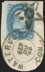 Sale 1255, Lot 380, 1861-66 Issue (Scott 62B-63)