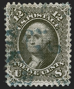 Sale 1255, Lot 563, 1867-68 Grilled Issue, A, C, D, Z Grills (Scott 79-85E)