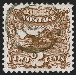 Sale 1255, Lot 650, 1c-2c 1869 Pictorial Issue (Scott 112-113)