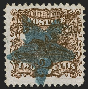 Sale 1255, Lot 653, 1c-2c 1869 Pictorial Issue (Scott 112-113)