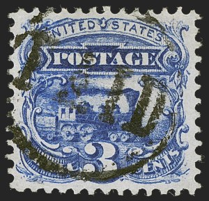 Sale 1255, Lot 656, 3c 1869 Pictorial Issue (Scott 114)