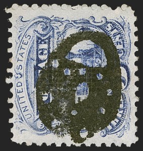 Sale 1255, Lot 673, 3c 1869 Pictorial Issue (Scott 114)