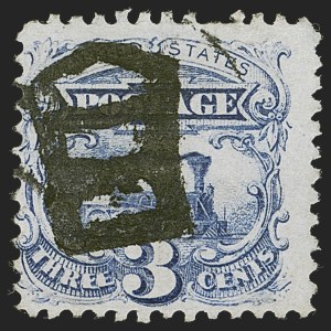 Sale 1255, Lot 674, 3c 1869 Pictorial Issue (Scott 114)