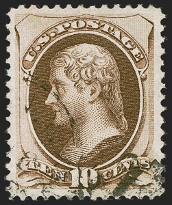 Sale 1255, Lot 854, 1873 Continental Bank Note Co. Issue (Scott 156-166)